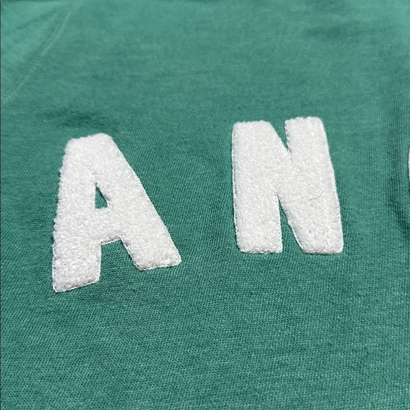 Victoria's Secret Green Angel Full Zip Up Sweatshirt Hoodie Medium - Picture 2 of 6